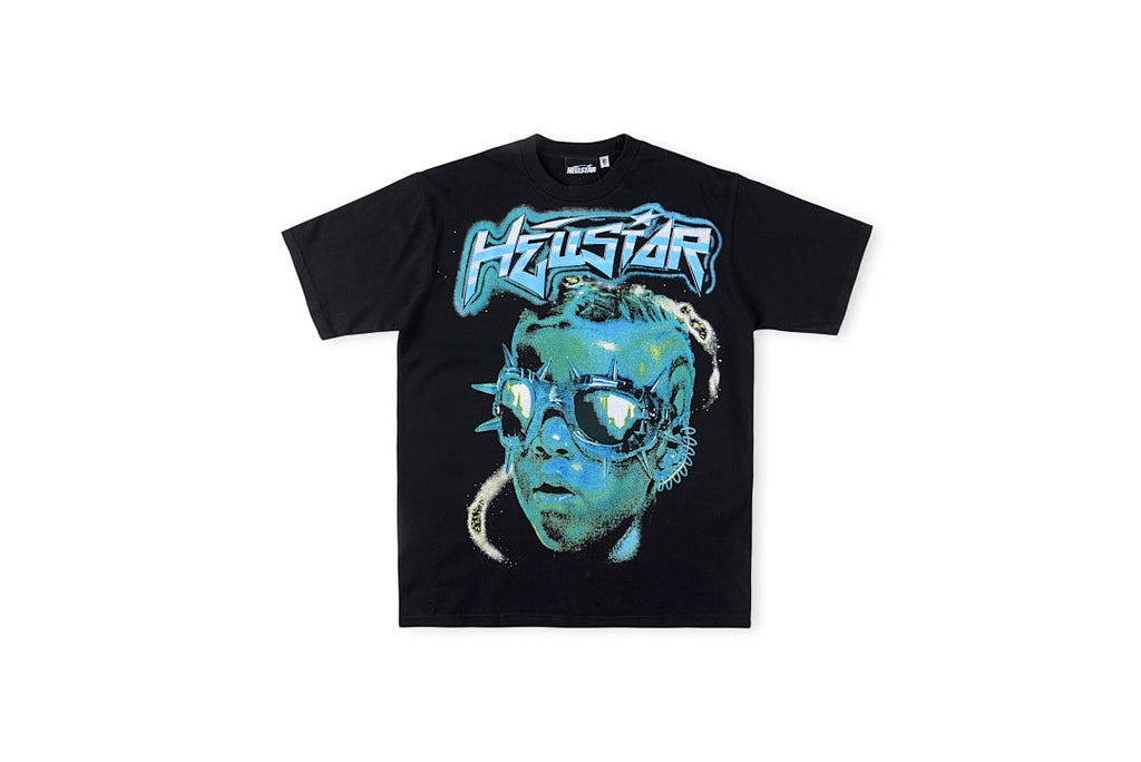 Hellstar Studios Future Alien Graphic T-Shirt - Black - product image 1