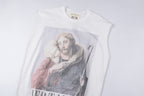 Vertabrae Shepherd Portrait Graphic Tank Top T-Shirt - Light Gray - product image 8