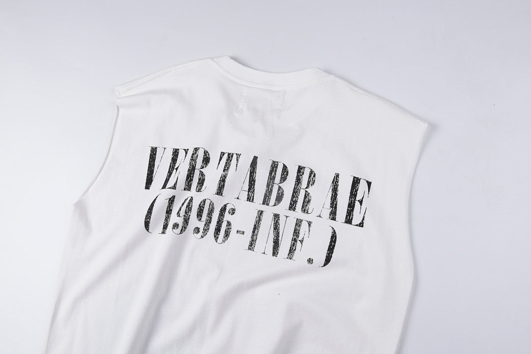 Vertabrae Shepherd Portrait Graphic Tank Top T-Shirt - Light Gray - product image 10
