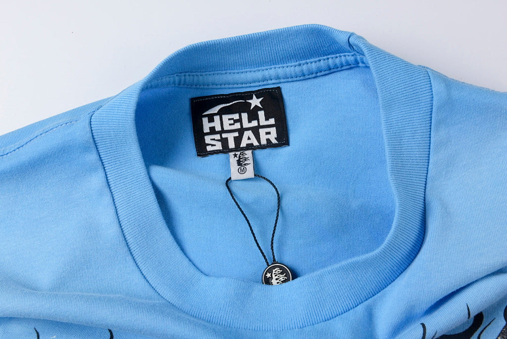 Hellstar Studios Neuron Tour Graphic T-Shirt - Light Blue - product image 5