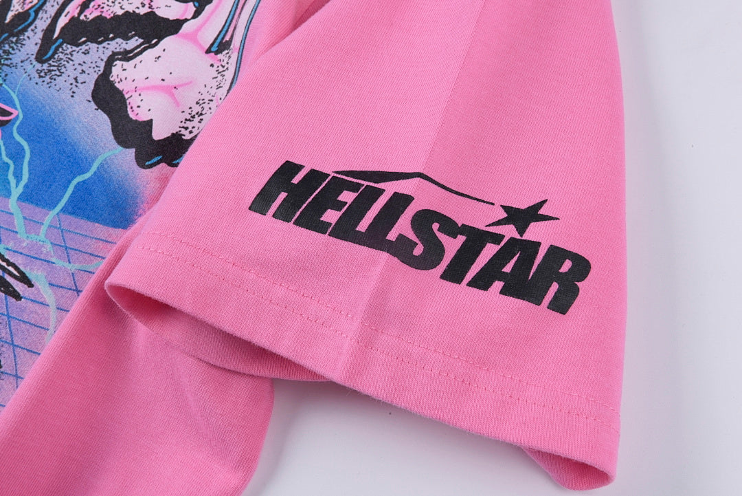 Hellstar Studios Brainwashed World Tour Graphic T-Shirt - Pink - product image 6