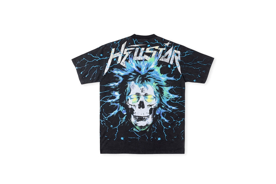 Hellstar Studios Electric Kid Heavy Washed Graphic T-Shirt - Black