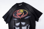 Hellstar Studios Superhero Vintage Washed Graphic T-Shirt - Black - product image 9
