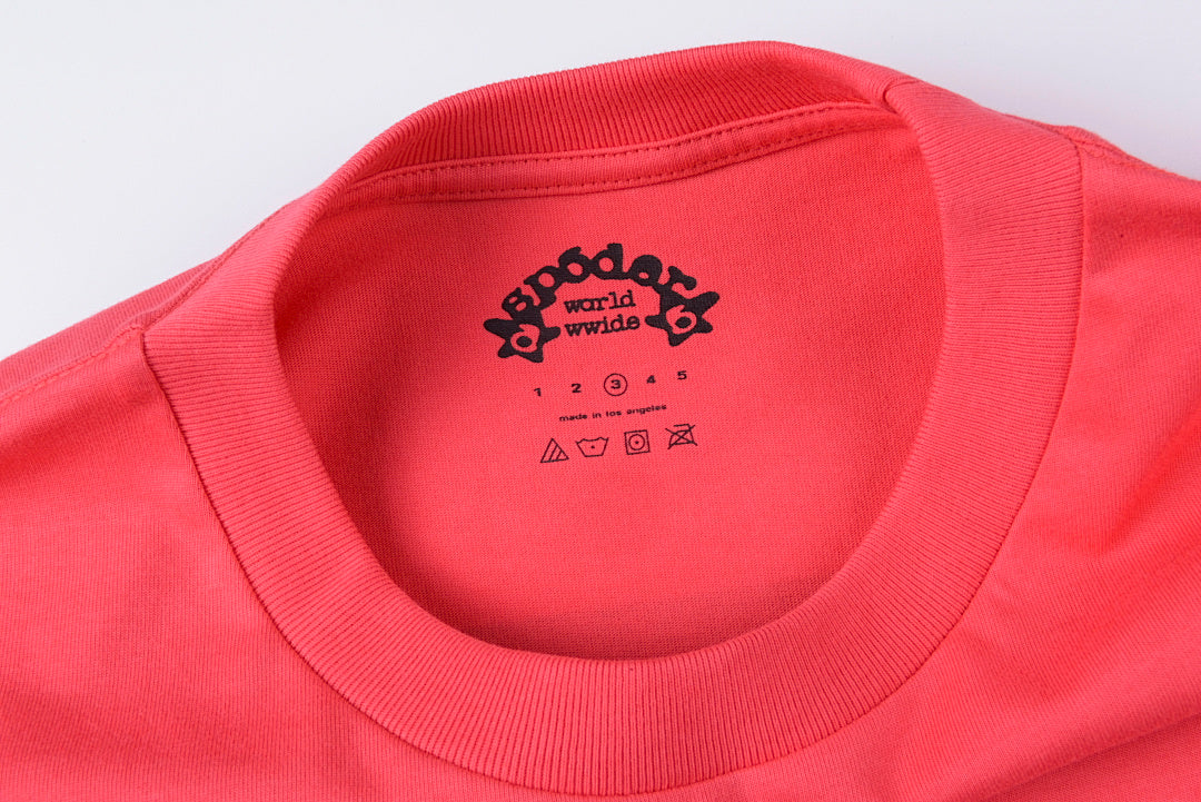 Sp5der 555555 Bite Arah NY Phobia Web Graphic T-Shirt - Red - product image 4