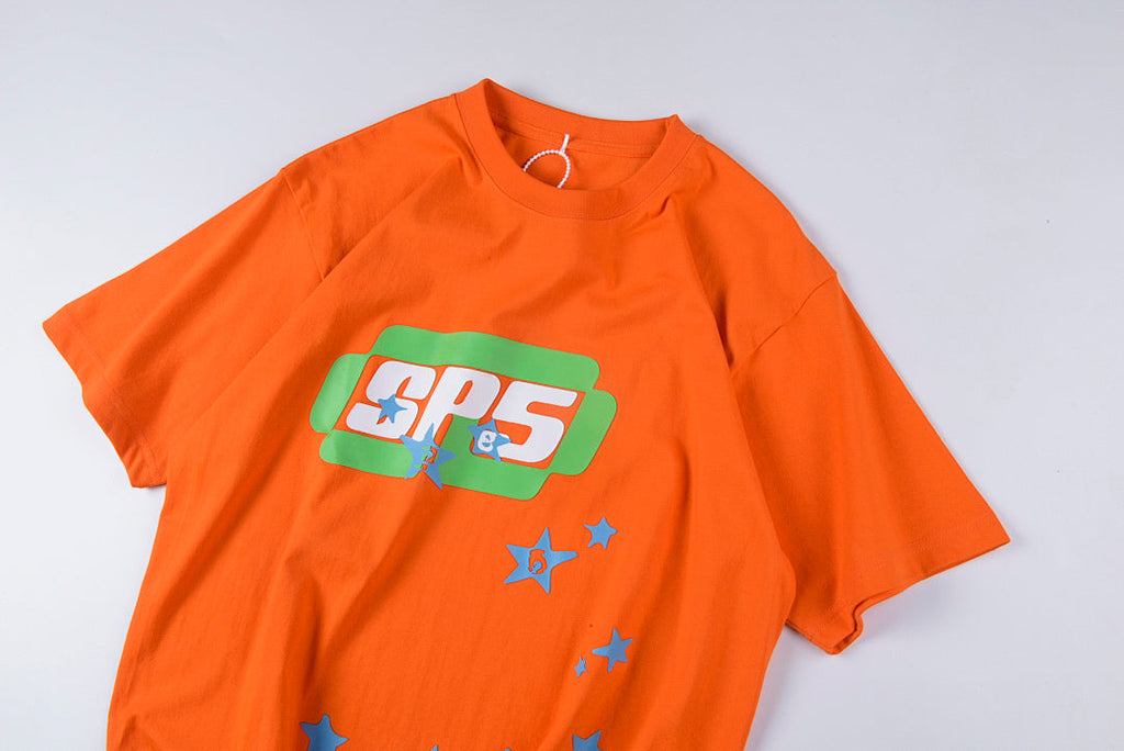 Sp5der 555555 Arah NY Phobia Web Orange Graphic T-Shirt - product image 7