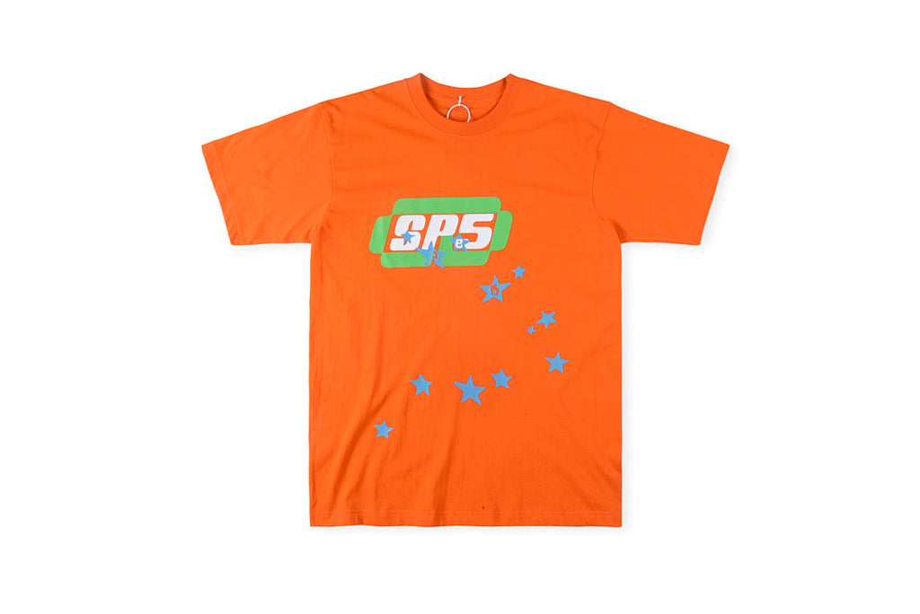 Sp5der 555555 Arah NY Phobia Web Orange Graphic T-Shirt - product image 1