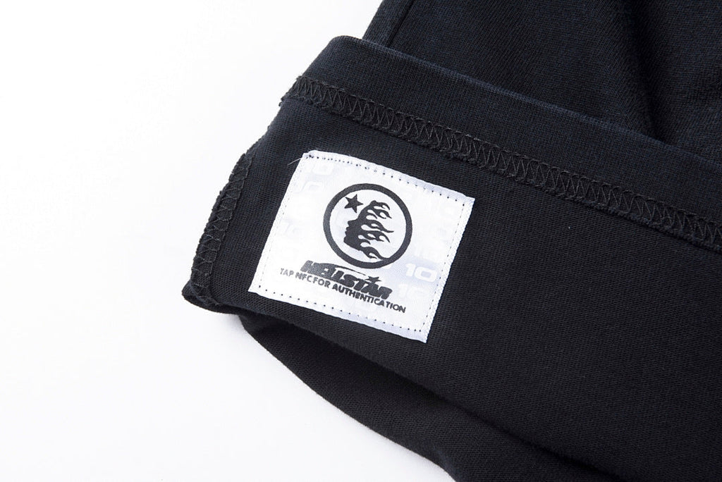 Hellstar Studios Beat Us White Washed Graphic T-Shirt - Black / Light Gray - product image 4