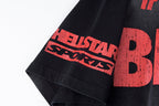Hellstar Studios Beat Us White Washed Graphic T-Shirt - Black / Light Gray - product image 6