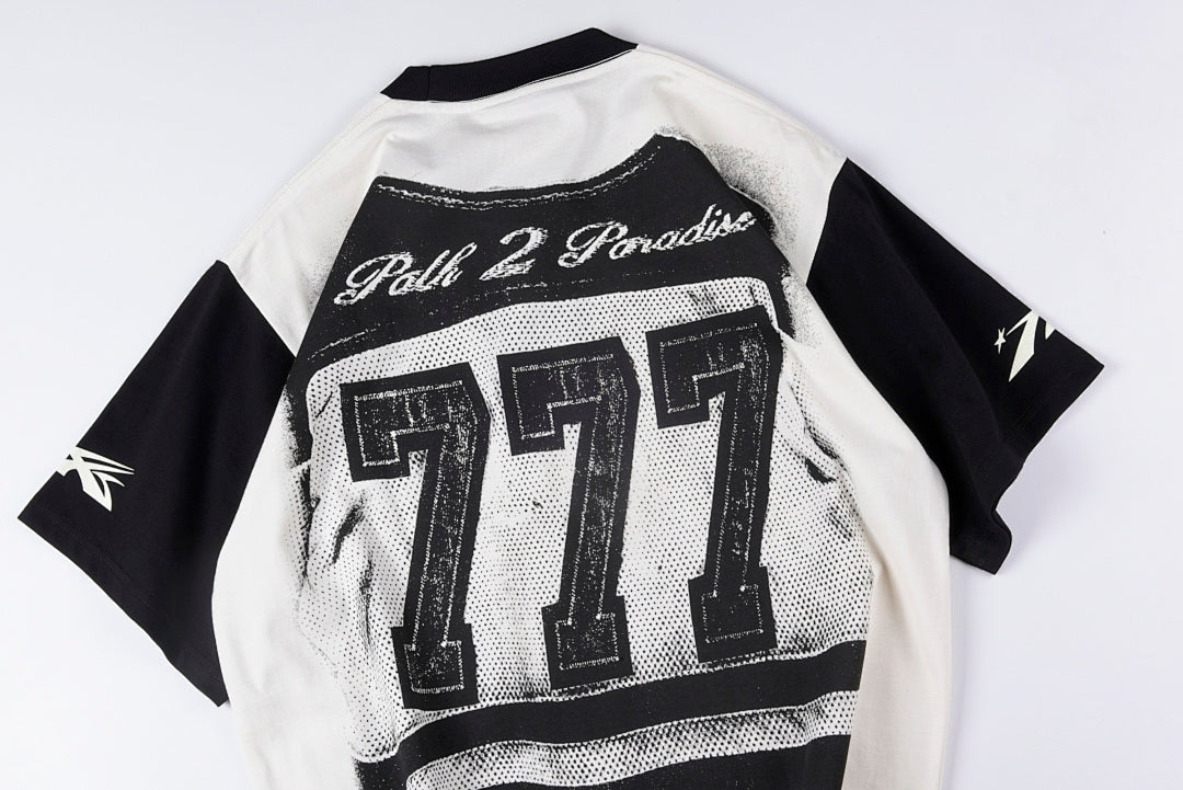 Hellstar Studios 777 Path to Paradise Graphic T-Shirt - Light Gray - product image 12
