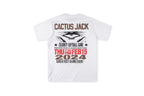 Travis Scott Cactus Jack Puff Print Graphic T-Shirt - Light Gray - product image 2