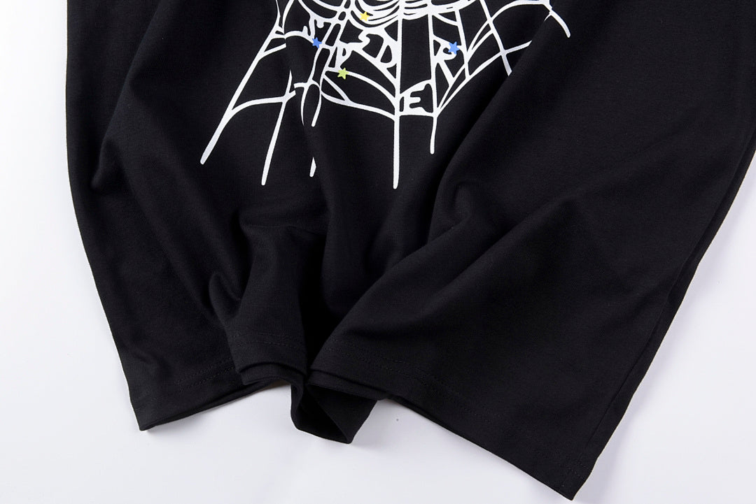 Sp5der 555555 Arach NY Phobia Web Graphic T-Shirt - Black - product image 8