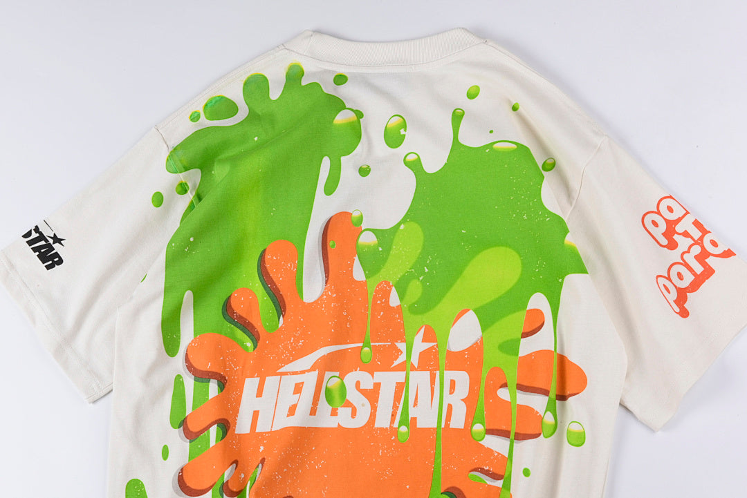 Hellstar Studios Slime Graphic Light Gray T-Shirt - product image 13