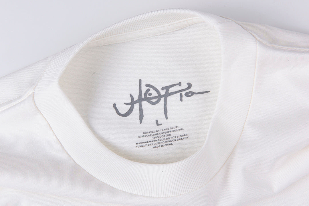 Travis Scott Cactus Jack Script Logo T-Shirt - Light Gray - product image 4