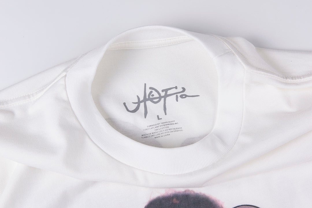 Travis Scott Cactus Jack Utopia Character Graphic T-Shirt - Light Gray - product image 4