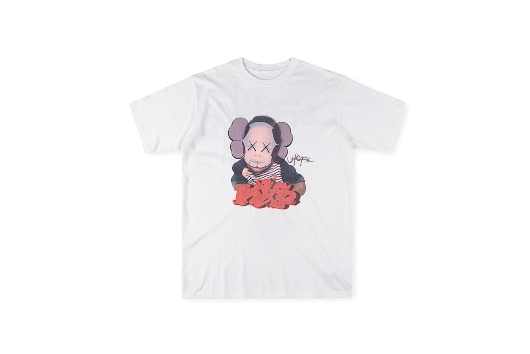 Travis Scott Cactus Jack Utopia Character Graphic T-Shirt - Light Gray - product image 2