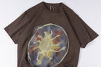 Travis Scott Cactus Jack Utopia Eye Graphic T-Shirt - Yellow Burgundy - product image 7