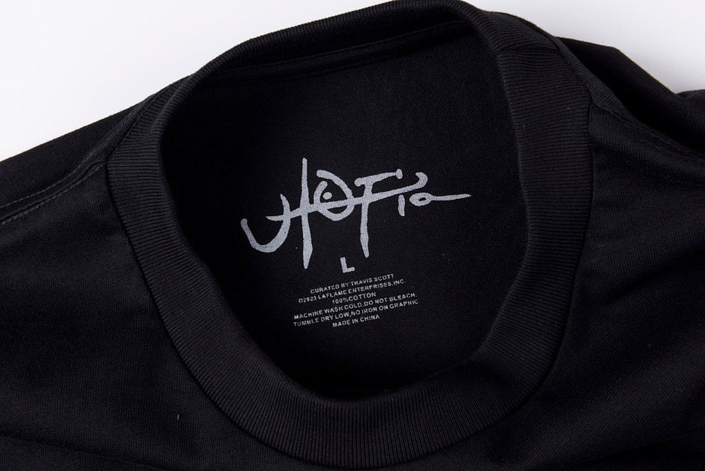 Travis Scott Cactus Jack Utopia Floral Graphic T-Shirt - Black - product image 4