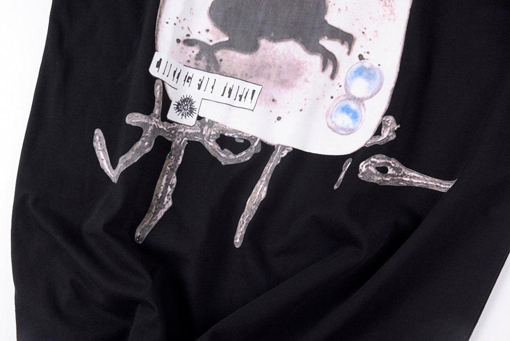 Travis Scott Cactus Jack Utopia Floral Graphic T-Shirt - Black - product image 9