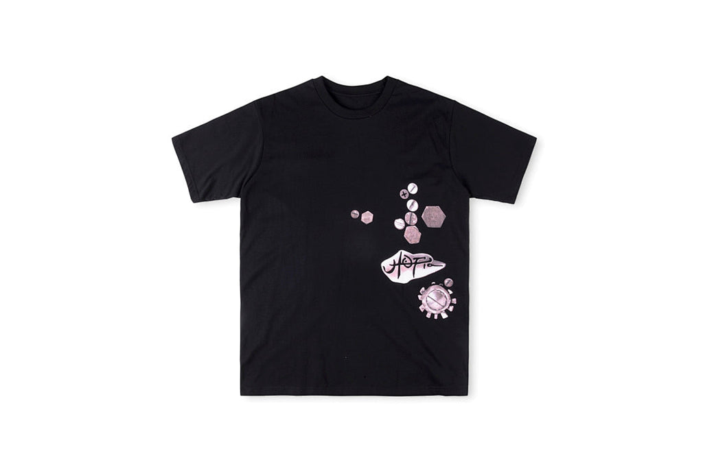 Travis Scott Cactus Jack Utopia Floral Graphic T-Shirt - Black - product image 1