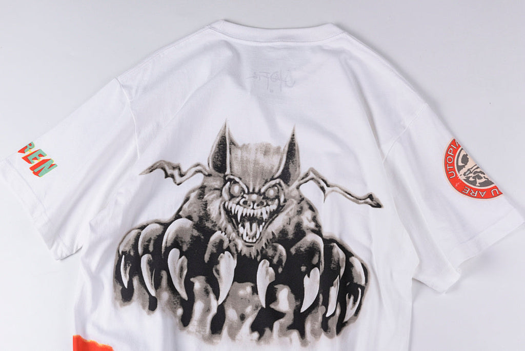 Travis Scott Cactus Jack Utopia Graphic T-Shirt - Light Gray - product image 13
