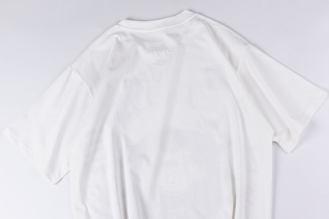 Travis Scott Cactus Jack Utopia Face Graphic T-Shirt - Light Gray - product image 10