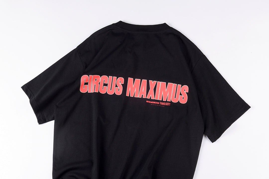 Travis Scott Cactus Jack Circus Maximus Logo T-Shirt - Black - product image 8