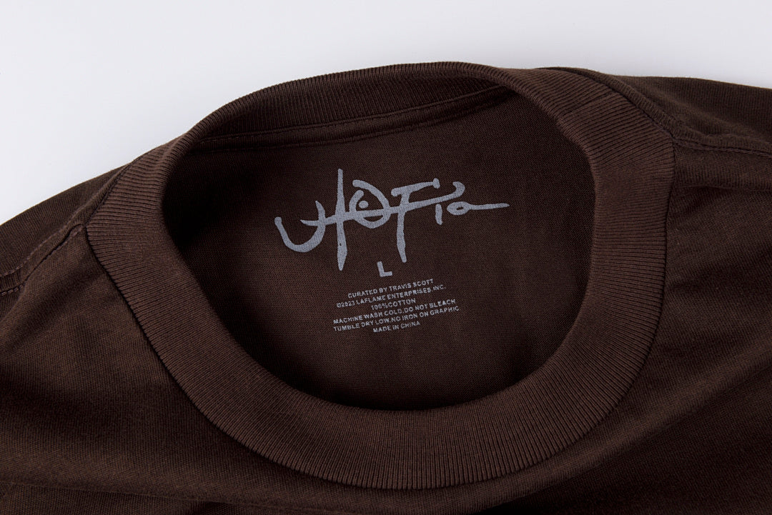 Travis Scott Cactus Jack Utopia Flame Graphic T-Shirt - Burgundy - product image 4
