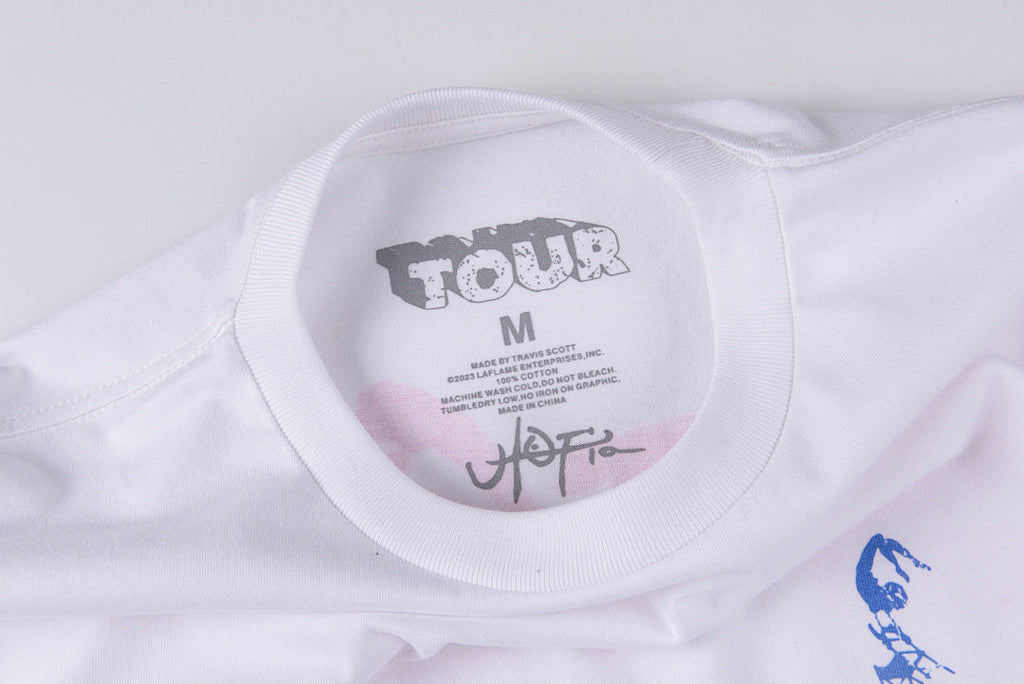 Travis Scott Cactus Jack Utopia Tour Graphic T-Shirt - Light Gray - product image 5