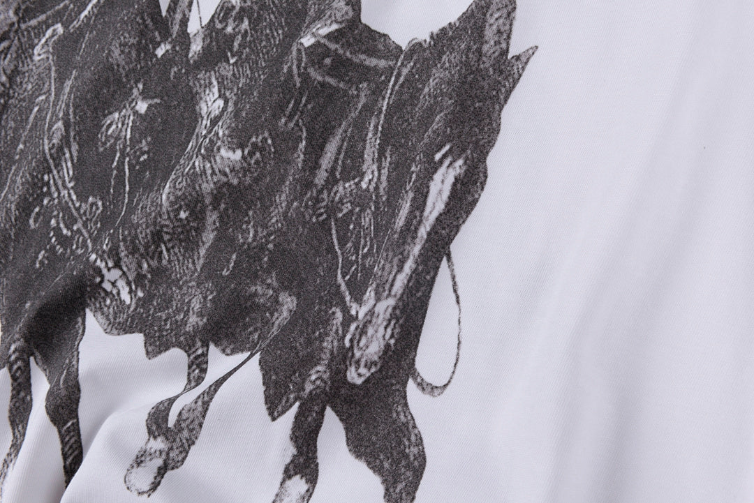 Travis Scott Cactus Jack Utopia Angels Graphic T-Shirt - Light Gray - product image 5