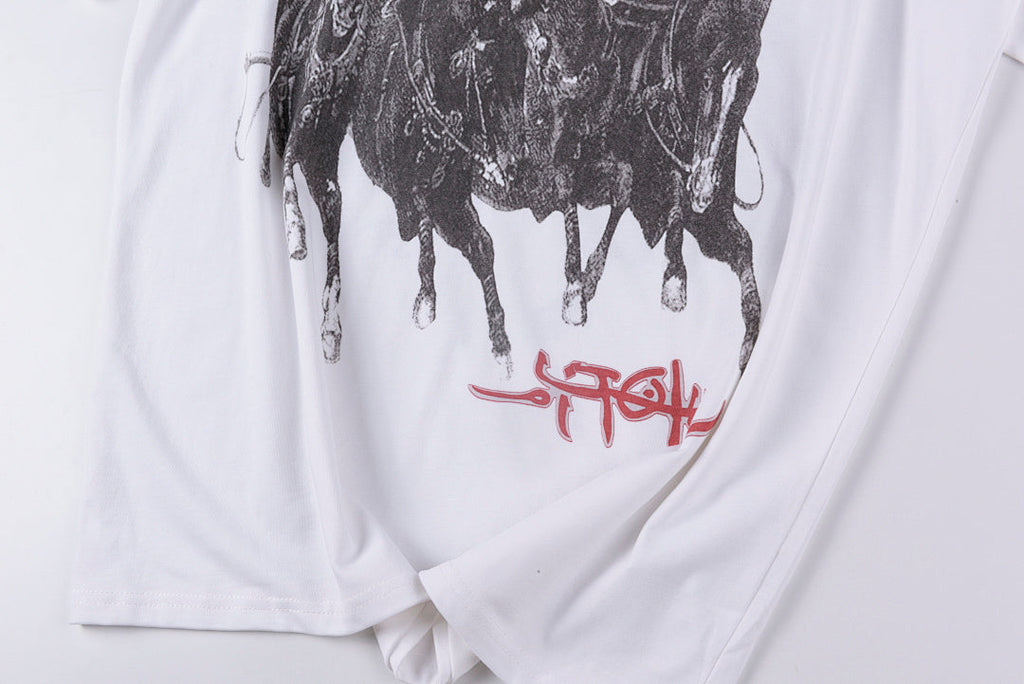 Travis Scott Cactus Jack Utopia Angels Graphic T-Shirt - Light Gray - product image 7