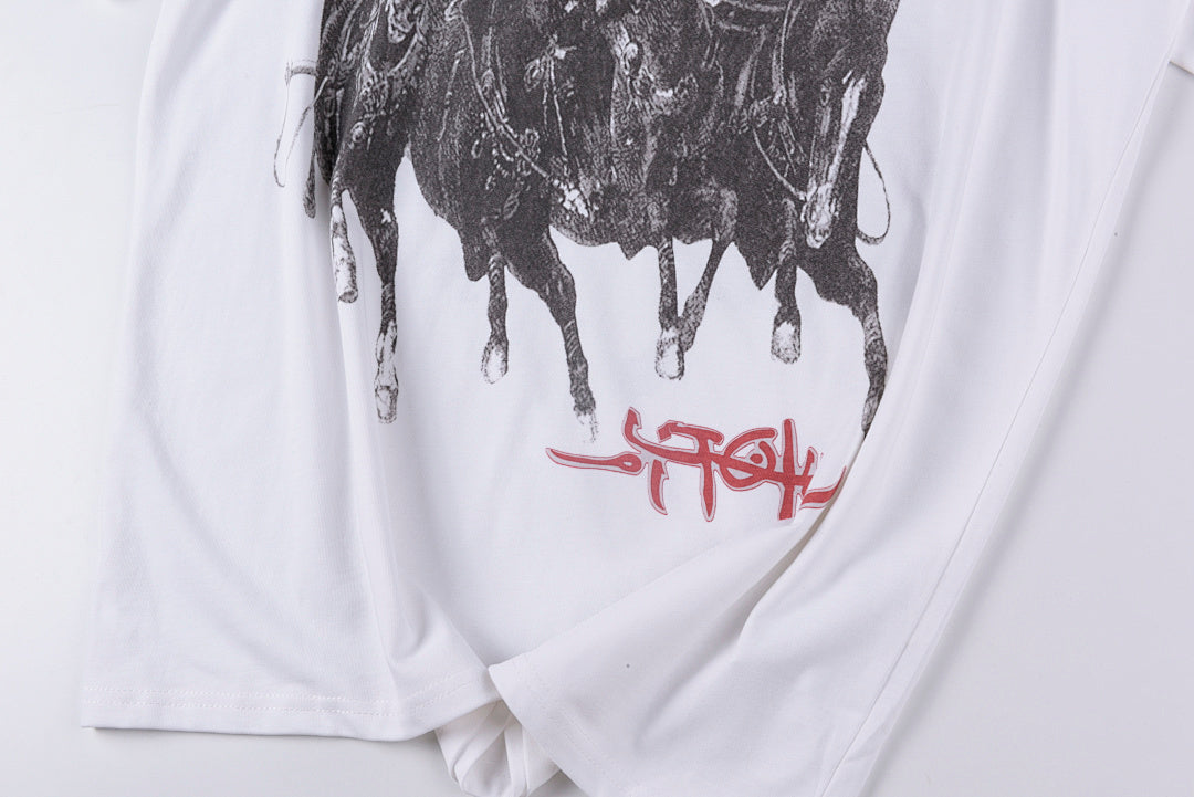 Travis Scott Cactus Jack Utopia Angels Graphic T-Shirt - Light Gray - product image 7