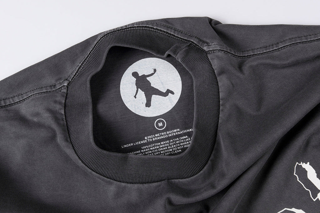 Metro Boomin Heroes & Villains Album Graphic T-Shirt - Charcoal - product image 4