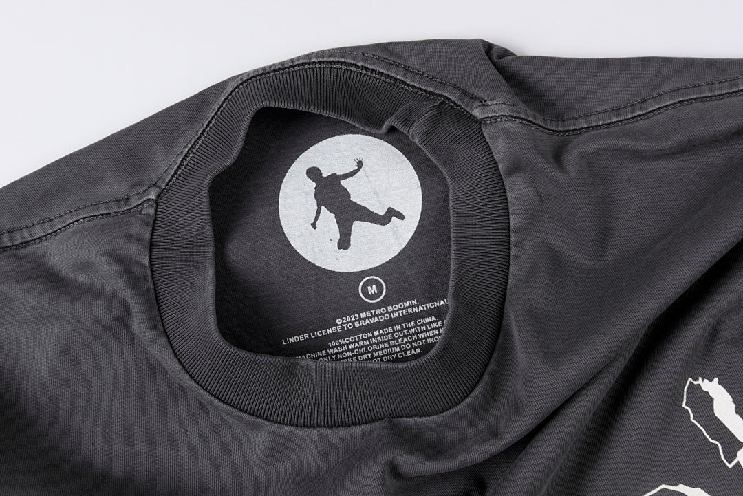 Metro Boomin Heroes & Villains Album Graphic T-Shirt - Charcoal - product image 4