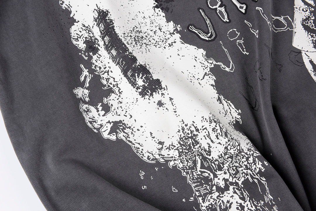 Metro Boomin Heroes & Villains Album Graphic T-Shirt - Charcoal - product image 5