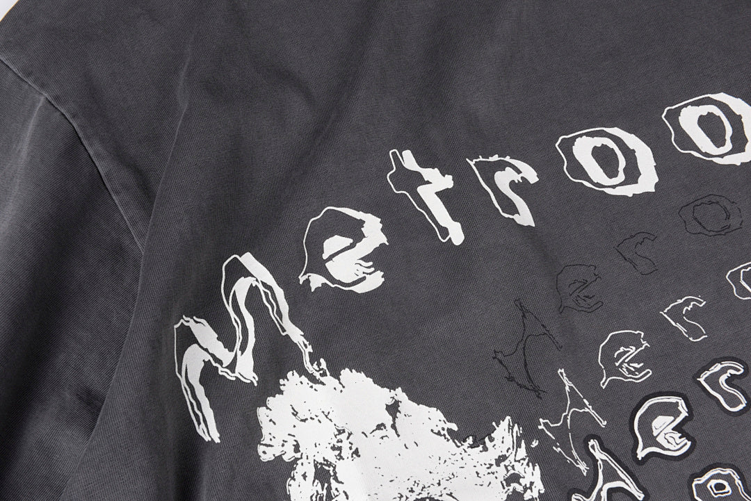 Metro Boomin Heroes & Villains Album Graphic T-Shirt - Charcoal - product image 6