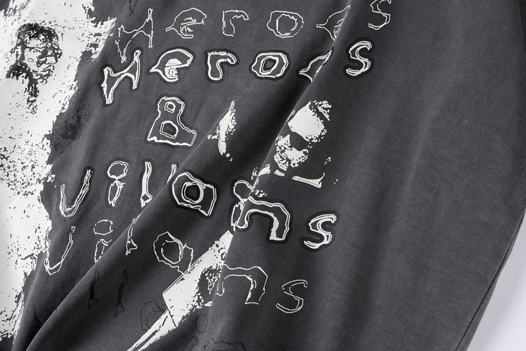 Metro Boomin Heroes & Villains Album Graphic T-Shirt - Charcoal - product image 7
