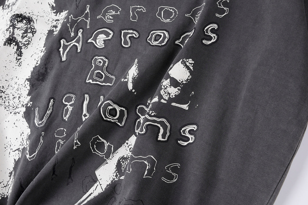 Metro Boomin Heroes & Villains Album Graphic T-Shirt - Charcoal - product image 7