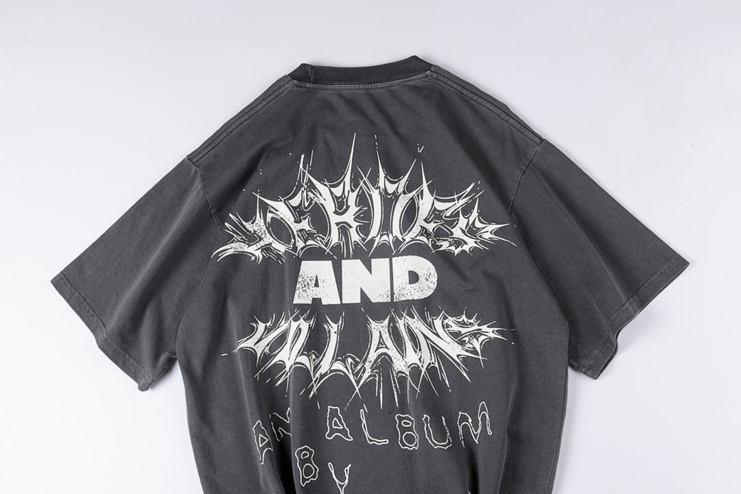 Metro Boomin Heroes & Villains Album Graphic T-Shirt - Charcoal - product image 12