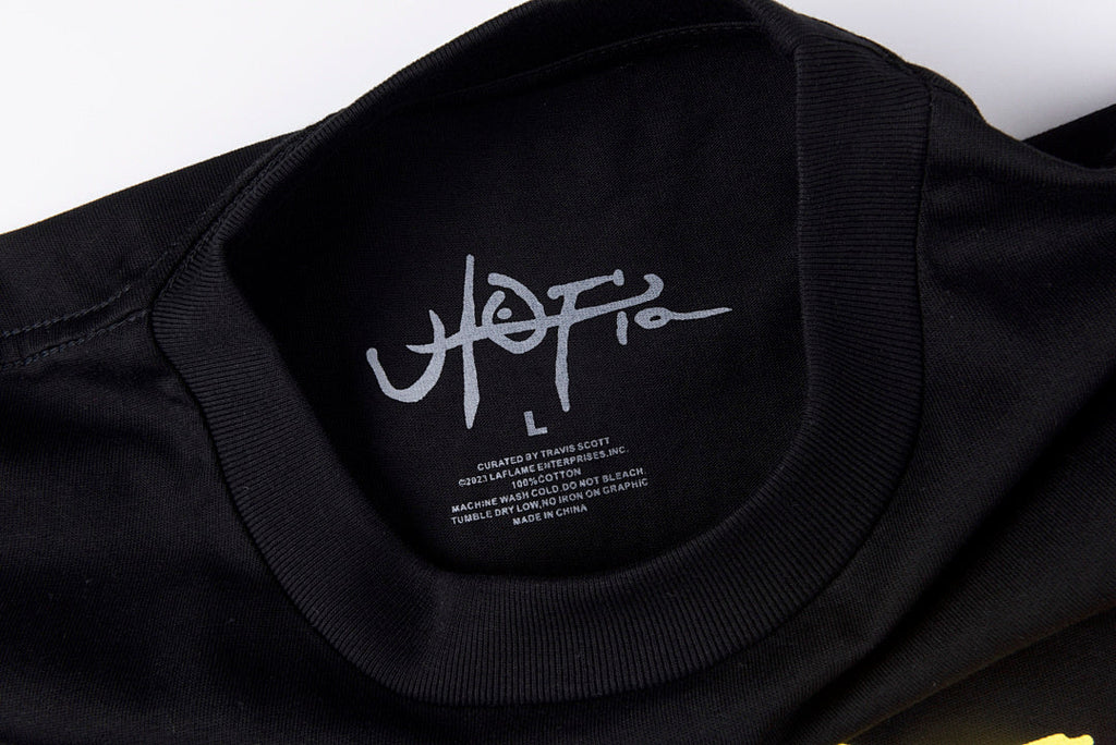 Travis Scott Cactus Jack Utopia Face Graphic T-Shirt - Black / Light Gray - product image 4