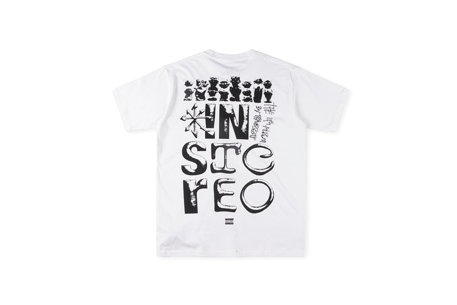 Travis Scott Cactus Jack Utopia Face Graphic T-Shirt - Black / Light Gray