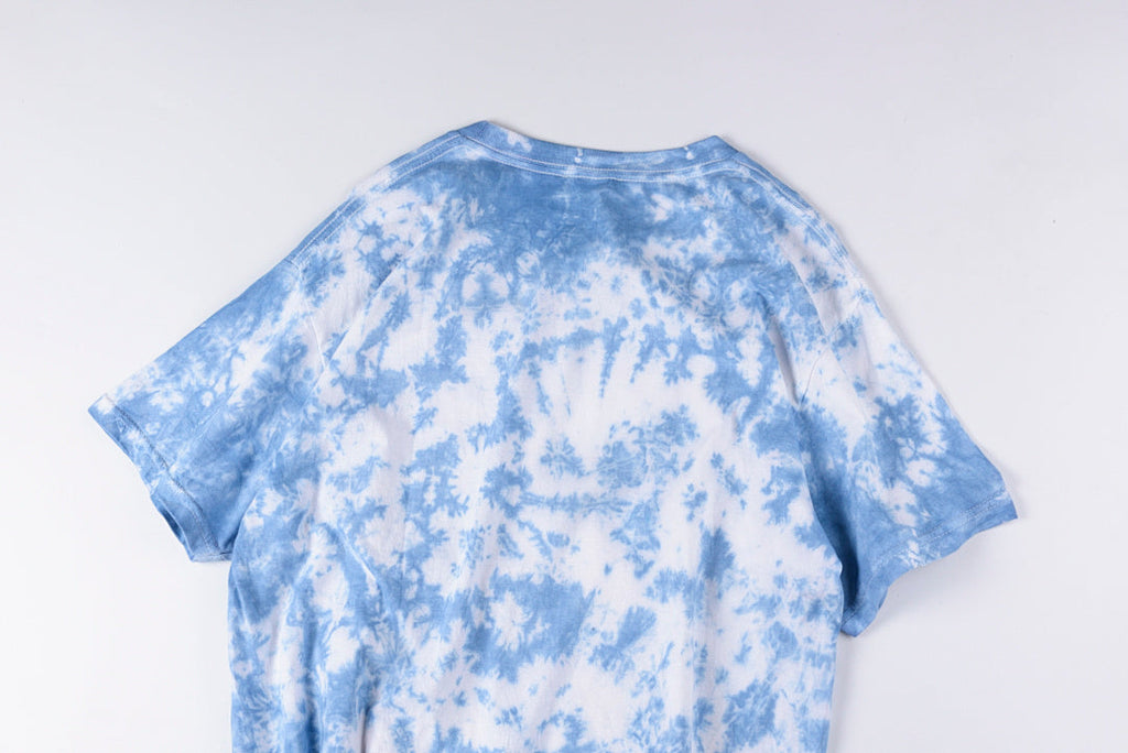 WL Tie-Dye Skull Graphic Cotton T-Shirt - Light Blue - product image 10