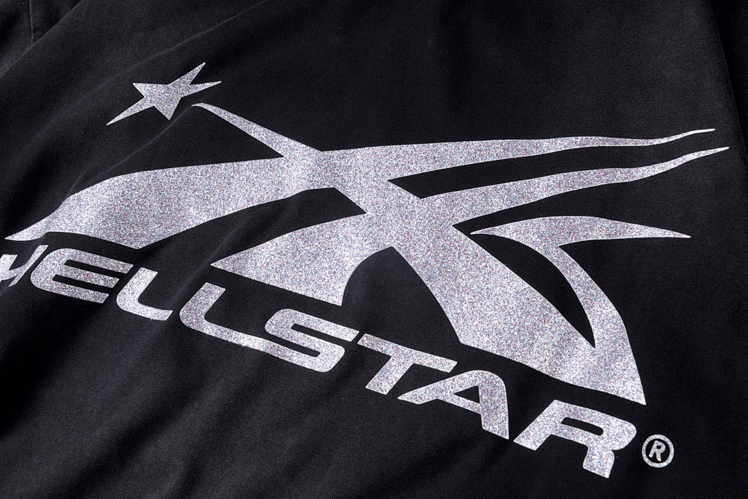 Hellstar Glitter Classic Gel Sport Graphic T-Shirt - Black - product image 6