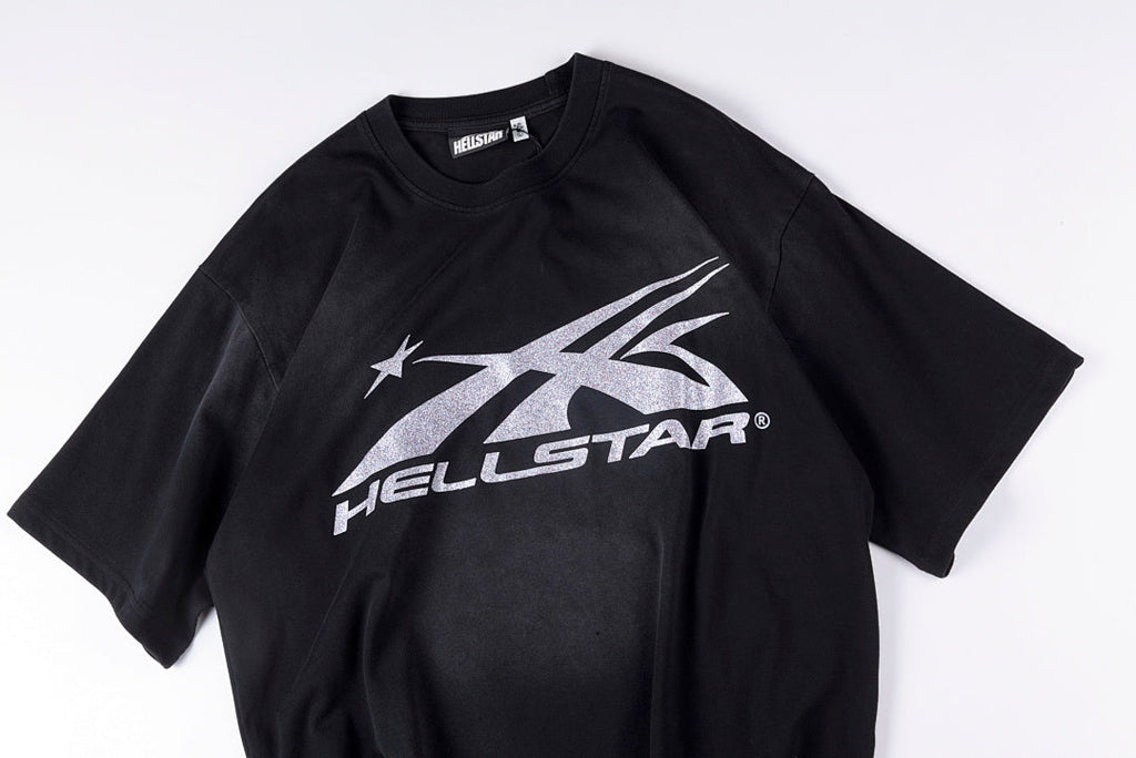 Hellstar Glitter Classic Gel Sport Graphic T-Shirt - Black - product image 7