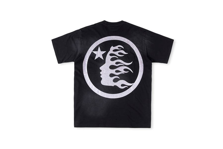 Hellstar Glitter Classic Gel Sport Graphic T-Shirt - Black