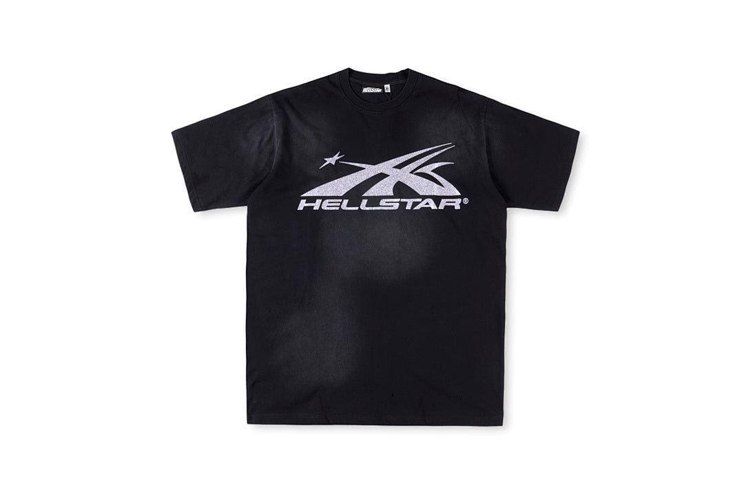 Hellstar Glitter Classic Gel Sport Graphic T-Shirt - Black - product image 1