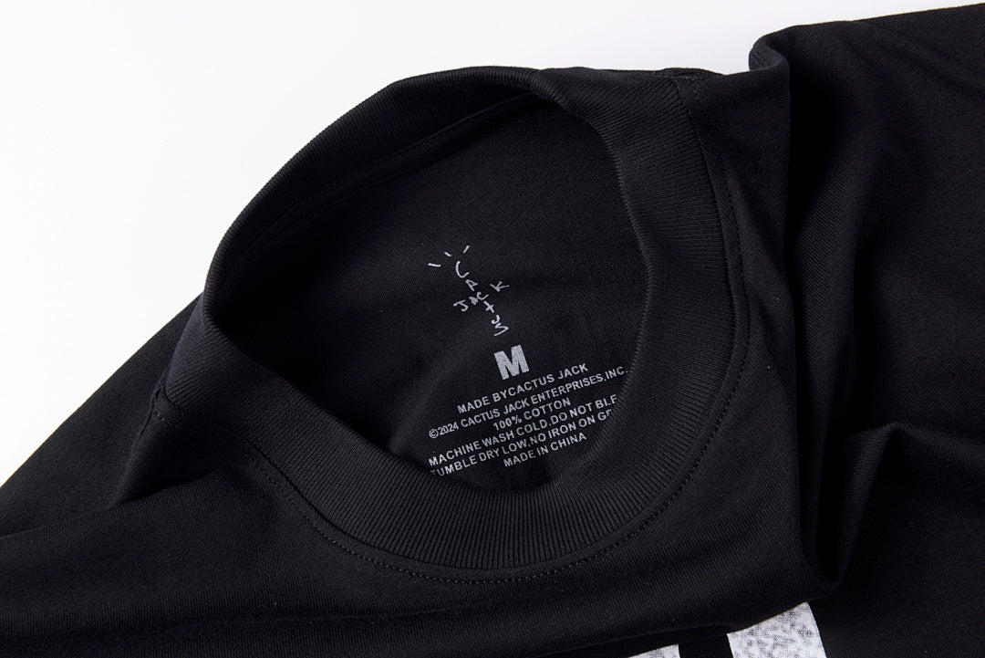 Travis Scott Cactus Jack Utopia 31 Graphic T-Shirt - Black - product image 4