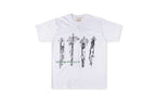 Vertabre Push Crucifix Graphic Cotton T-Shirt - Light Gray - product image 1