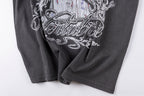 Vertabre Push Ornate Graphic Washed T-Shirt - Charcoal - product image 7