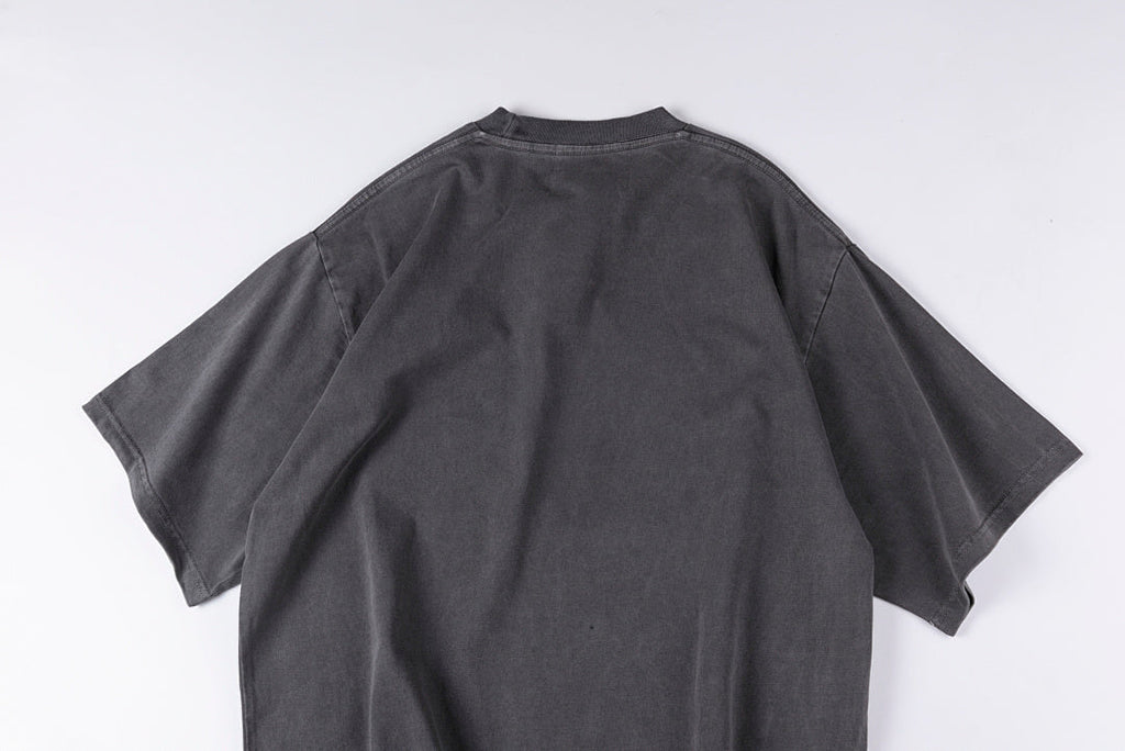 Vertabre Push Ornate Graphic Washed T-Shirt - Charcoal - product image 10