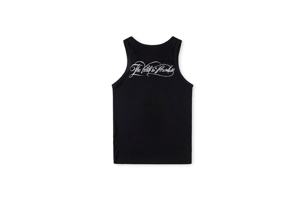 Hellstar Studios Moto Cross Logo Cotton Tank Top T-Shirt - Black / Light Gray - product image 11